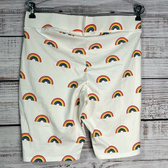 Torrid Plus Size 1x Celebrate Love Rainbow Bike Shorts Pride NWOT - Picture 3 of 6